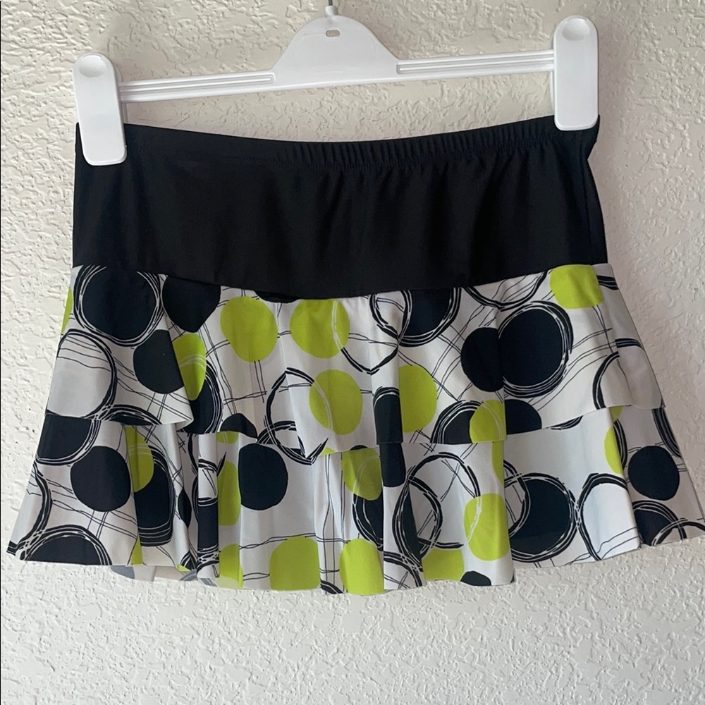 Blue Sky Tennis skirt with printed tennis balls